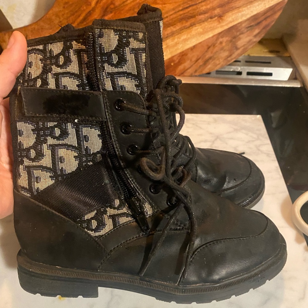 Dior kids biker boots